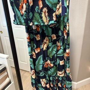 Floerns Printed 2 Piece Skirt Set